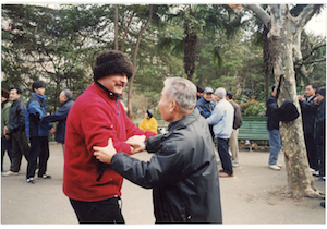 Wang Hao Da Rose's Late Husband Pushing Hands in Cao Yang Park in 2000